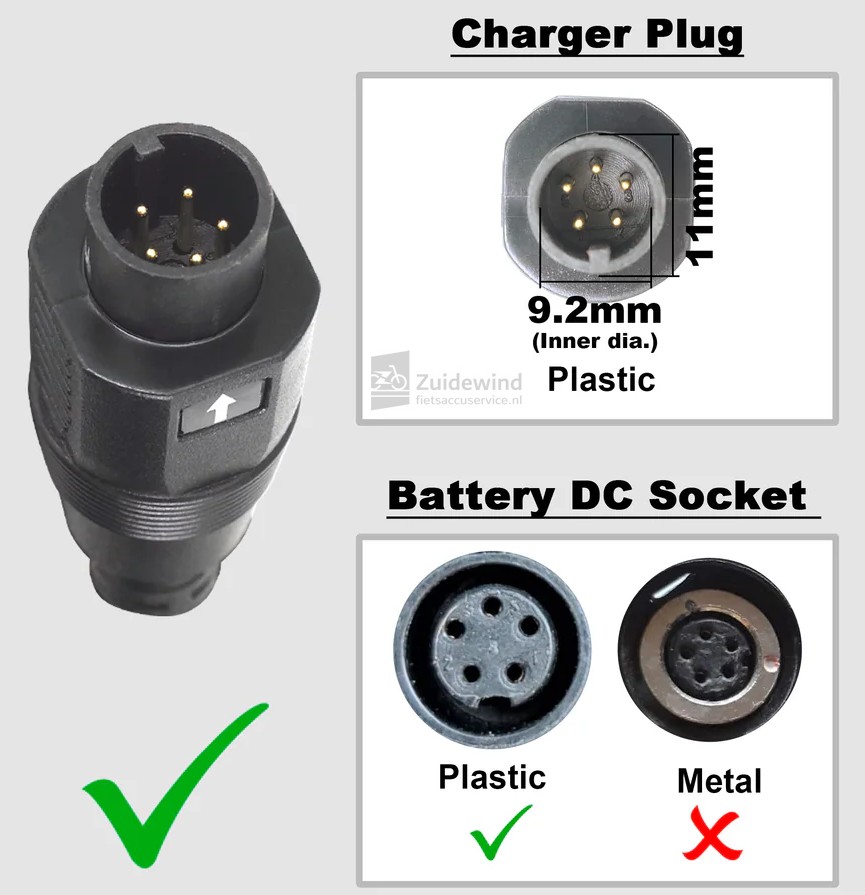 5 pin connector Phylion Sparta Batavus